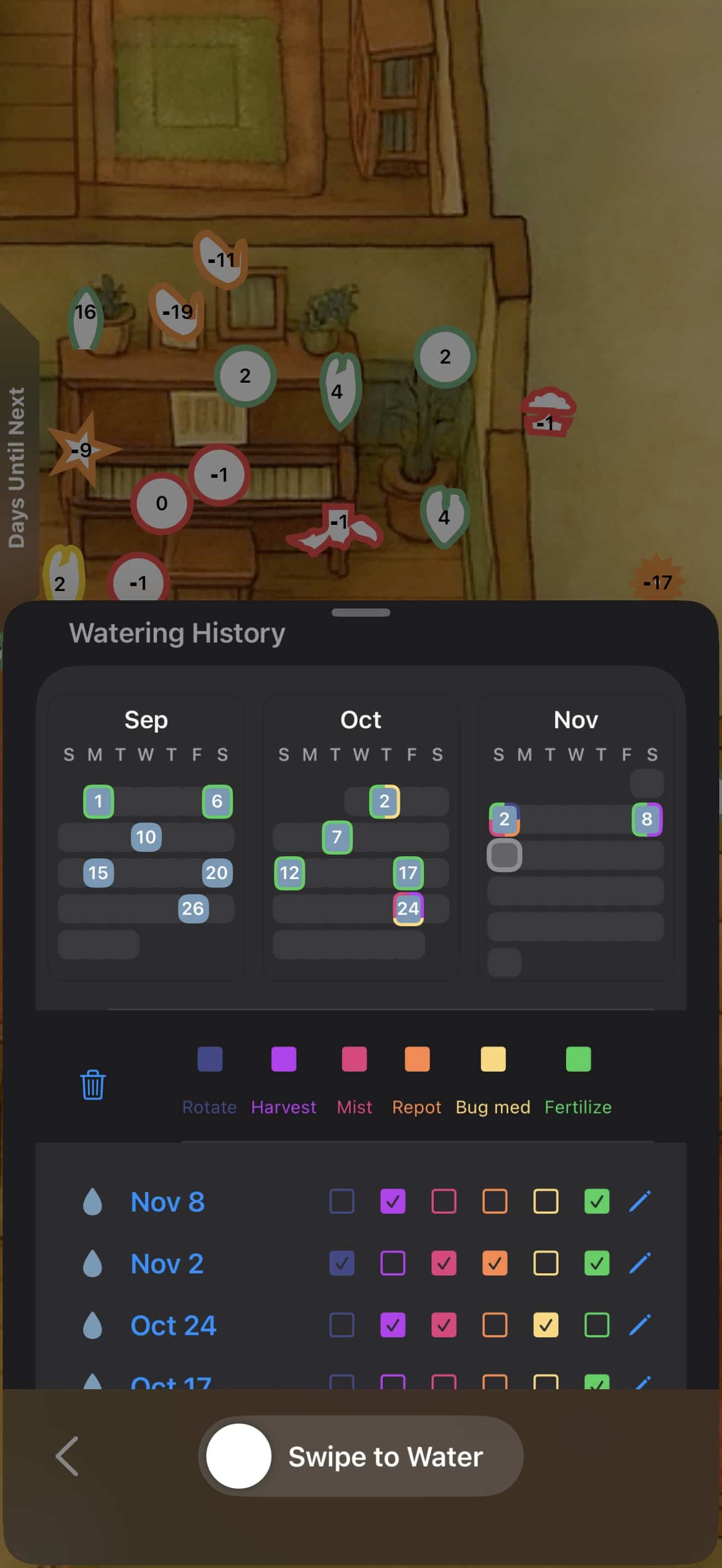 Interactive plant map view